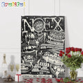 NOFX Portland June 29-30 2024 Tour OR Wall Art Poster Canvas