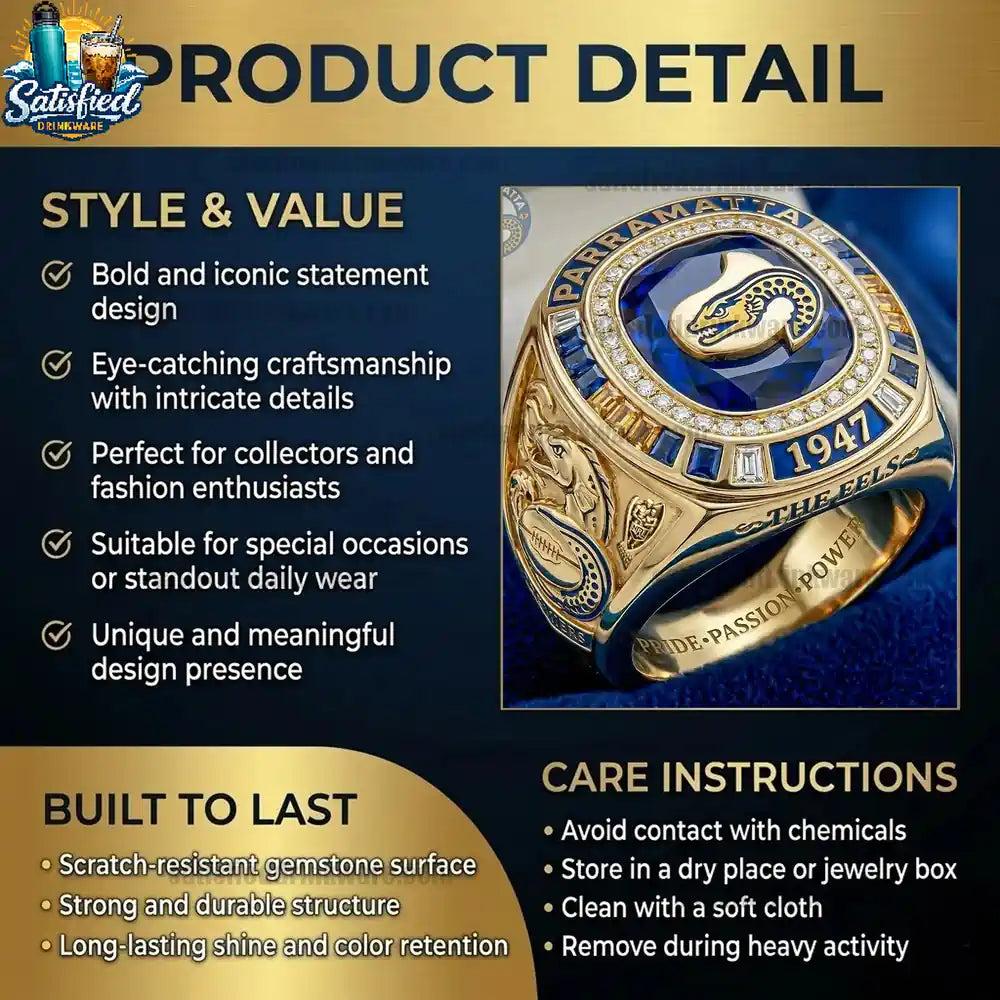NRL Parramatta Eels EST.1947 Limited Edition Ring