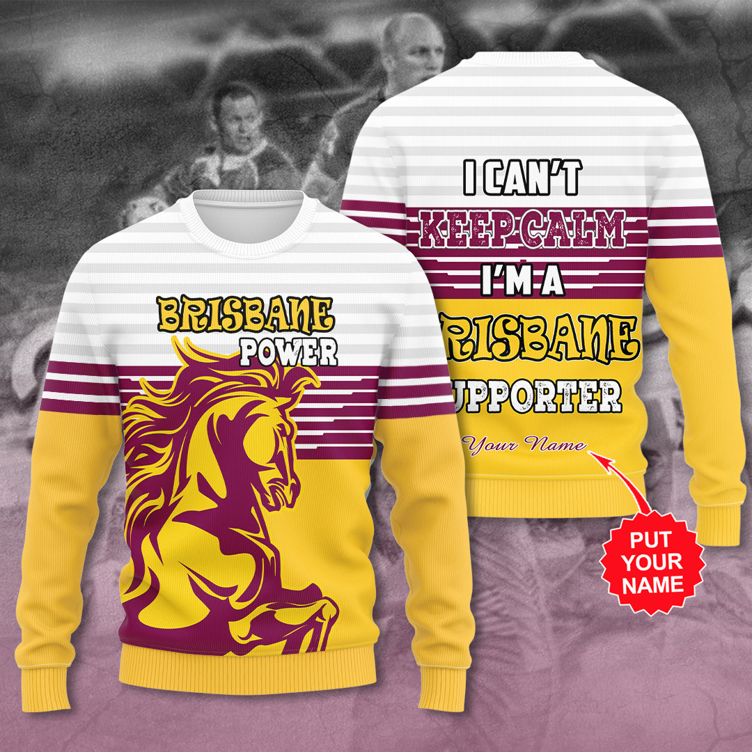 Personalized Brisbane Broncos 3D Apparel – VANDH 430