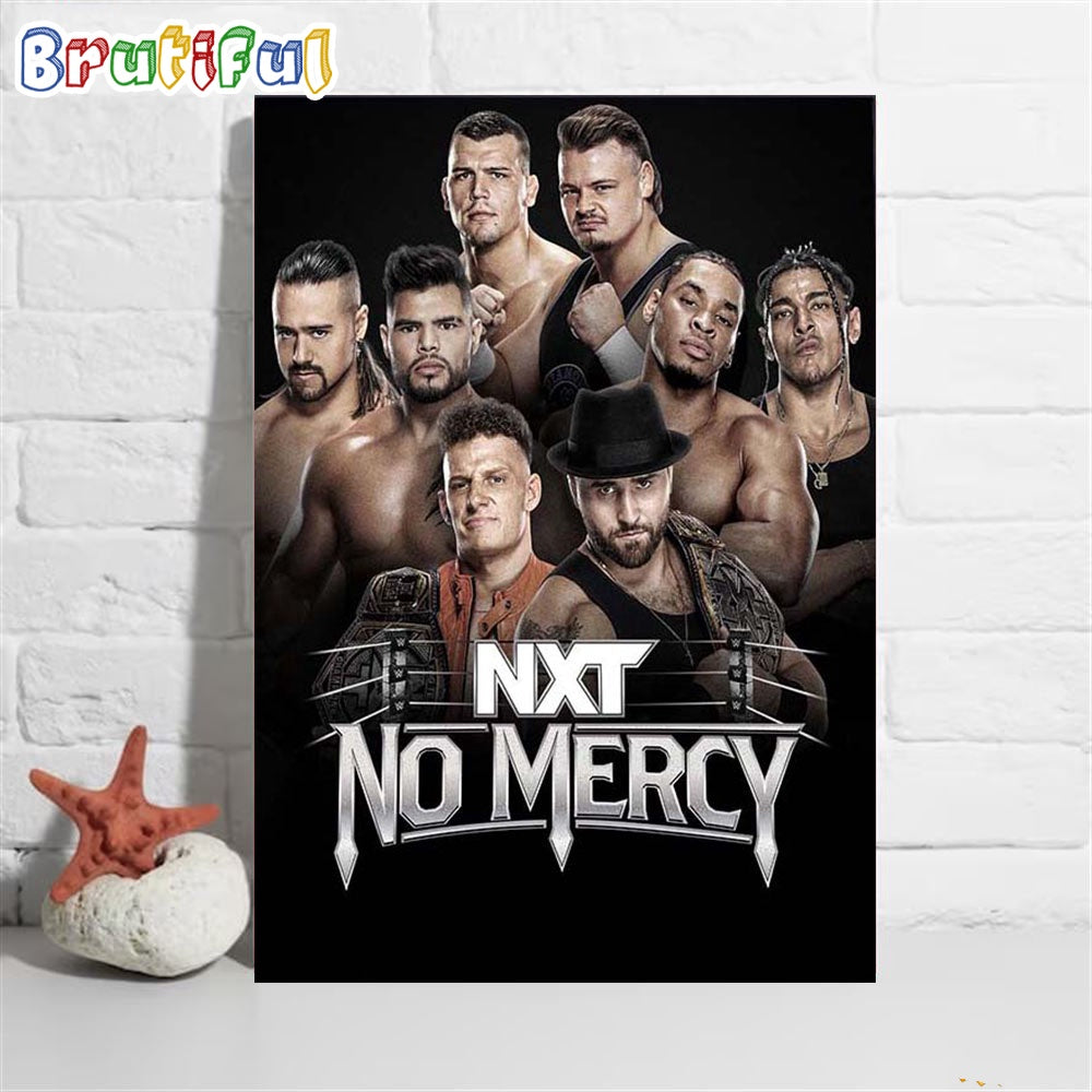 NXT No Mercy as WWE NXT Tag Team Champions Wall Art Poster Canvas
