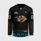Nashville Predators 2026 Military Salute Limited Edition Black Hockey Jersey