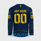 Nashville Predators 2026 Military Salute Limited Edition Blue Hockey Jersey