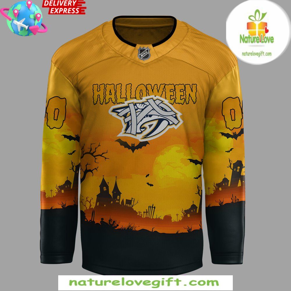 Nashville Predators 2026 Halloween Hockey Jersey Special Edition