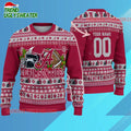 Ncaa Alabama Crimson Tide Logo Team Football Custom Christmas Ugly Sweater