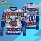 Personalized Ncaa Florida Gators Special Reindeer Light Ugly Christmas Sweater