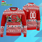 Ncaa Nc State Wolfpack Logo Team Football Custom Christmas Ugly Sweater