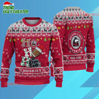 Ncaa Northern Illinois Huskies Football Ho Ho Ho Ugly Christmas Sweater