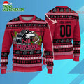 Ncaa Northern Illinois Huskies Logo Team Football Custom Christmas Ugly Sweater