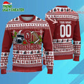 Ncaa Oklahoma Sooners Logo Team Football Custom Christmas Ugly Sweater