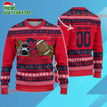Ncaa Ole Miss Rebels Logo Team Football Custom Christmas Ugly Sweater