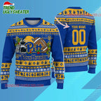 Ncaa Pittsburgh Panthers Logo Team Football Custom Christmas Ugly Sweater