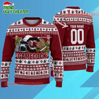 Ncaa South Carolina Gamecocks Logo Team Football Custom Christmas Ugly Sweater