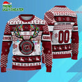 Personalized Ncaa South Carolina Gamecocks Special Reindeer Light Ugly Christmas Sweater