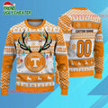 Personalized Ncaa Tennessee Volunteers Special Reindeer Light Ugly Christmas Sweater