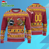 Ncaa Usc Trojans Logo Team Football Custom Christmas Ugly Sweater