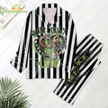 Never Trust The Living​ Beetlejuice Beetlejuice Horror Pajamas Set