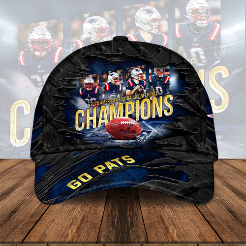 New England Patriots 2025 AFC Champions Classic Cap – HOATT15897