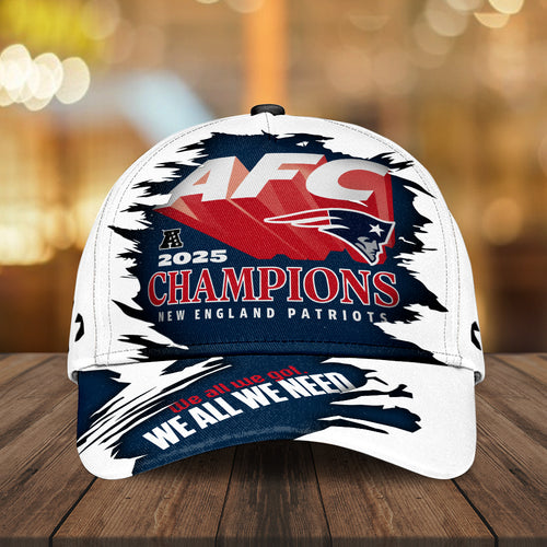 New England Patriots 2025 AFC Champions Classic Cap – MAITM14607