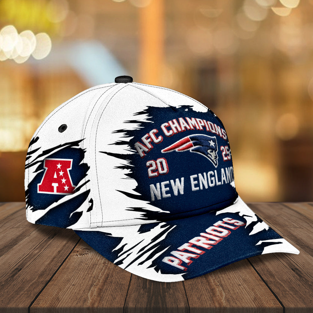 New England Patriots 2025 AFC Champions Classic Cap – MAITM14754