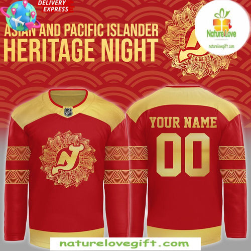 New Jersey Devils 2026 Asian Pacific Islander Heritage Jersey