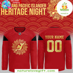 New Jersey Devils 2026 Asian Pacific Islander Heritage Jersey Red