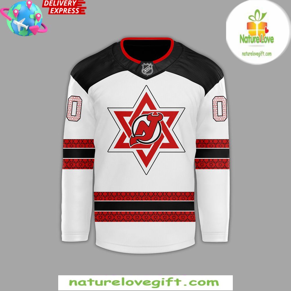 New Jersey Devils 2026 Jewish Heritage Night Hockey Jersey