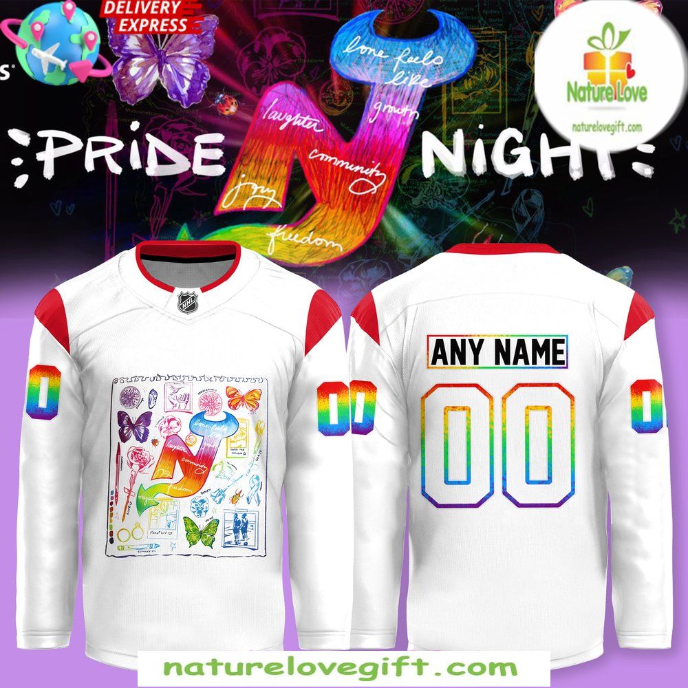 New Jersey Devils 2026 Pride Night Hockey Jersey