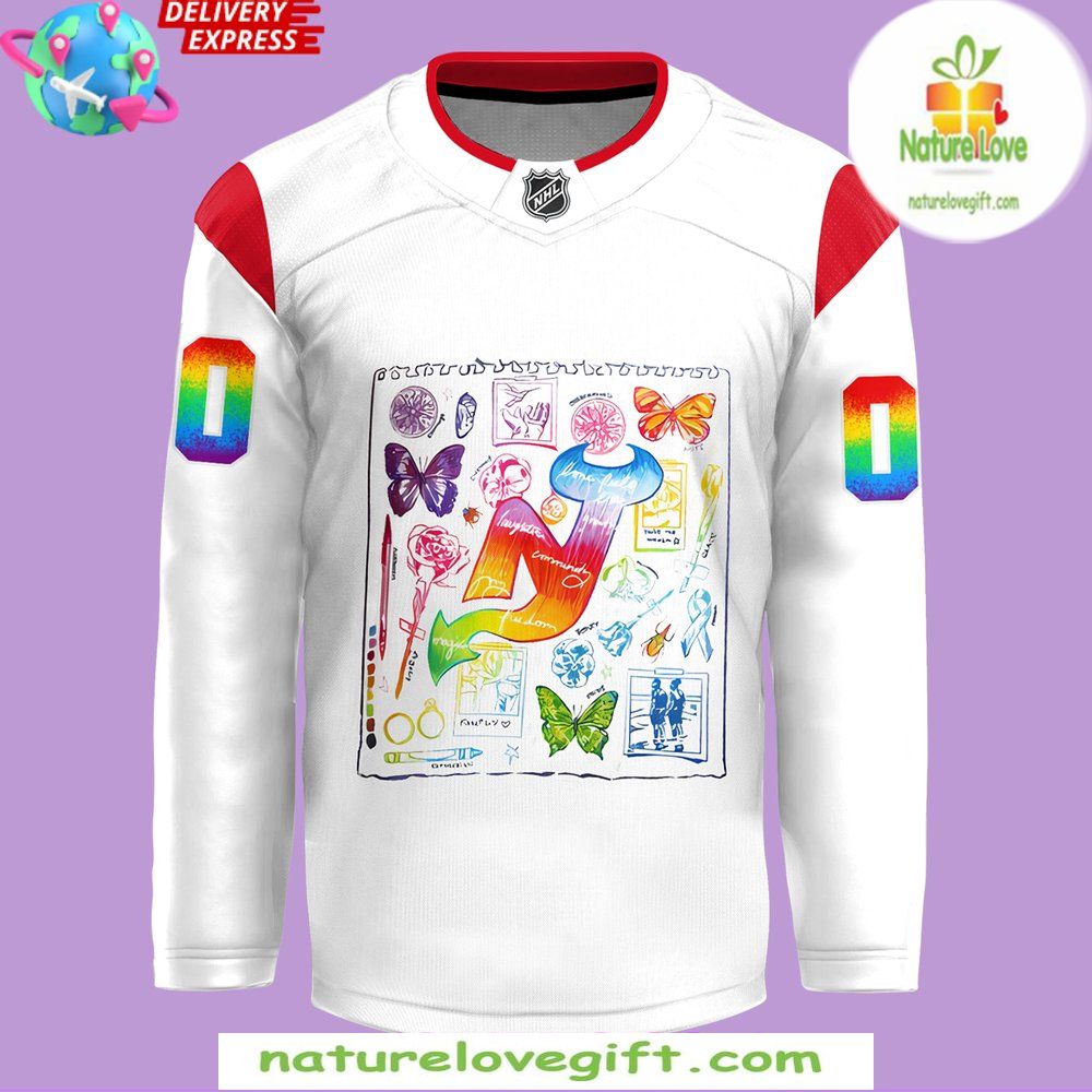 New Jersey Devils 2026 Pride Night Hockey Jersey
