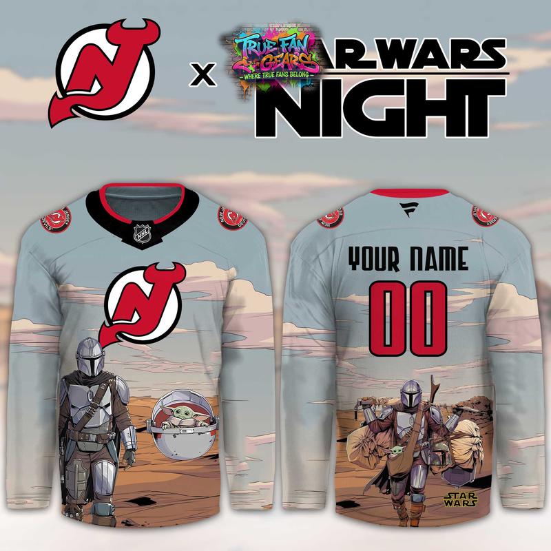 New Jersey Devils Star Wars Night 2026 Limited Personalized Hockey Jersey