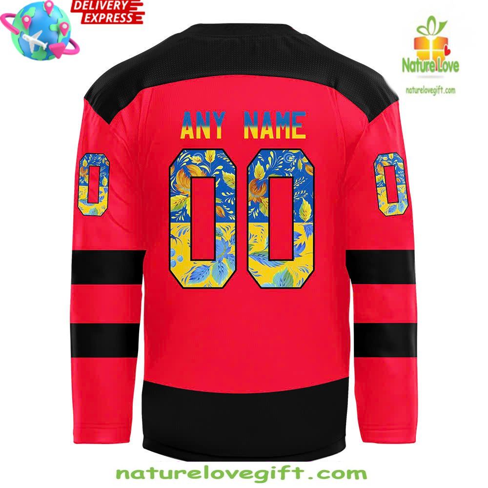 Ukrainian Heritage Jersey New Jersey Devils 2026 Hockey
