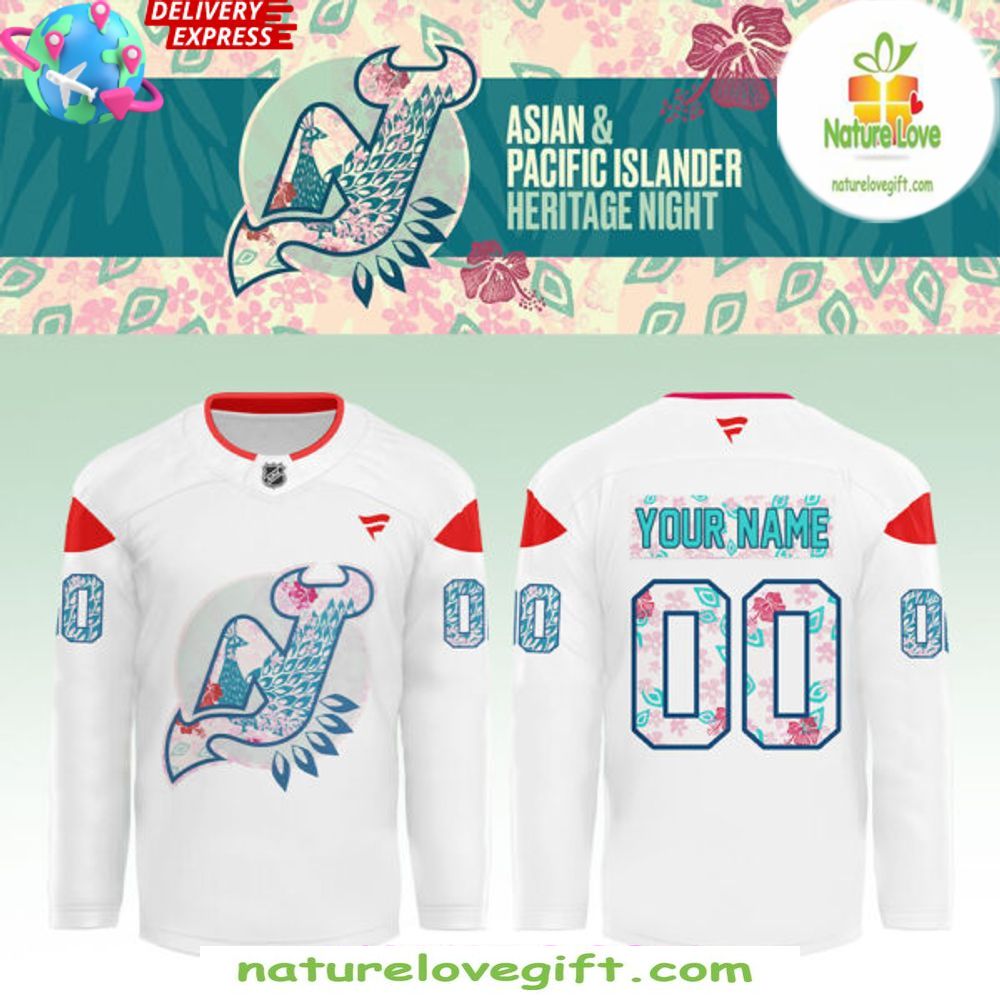 New Jersey Devils Asian Pacific Islander Heritage Night Jersey