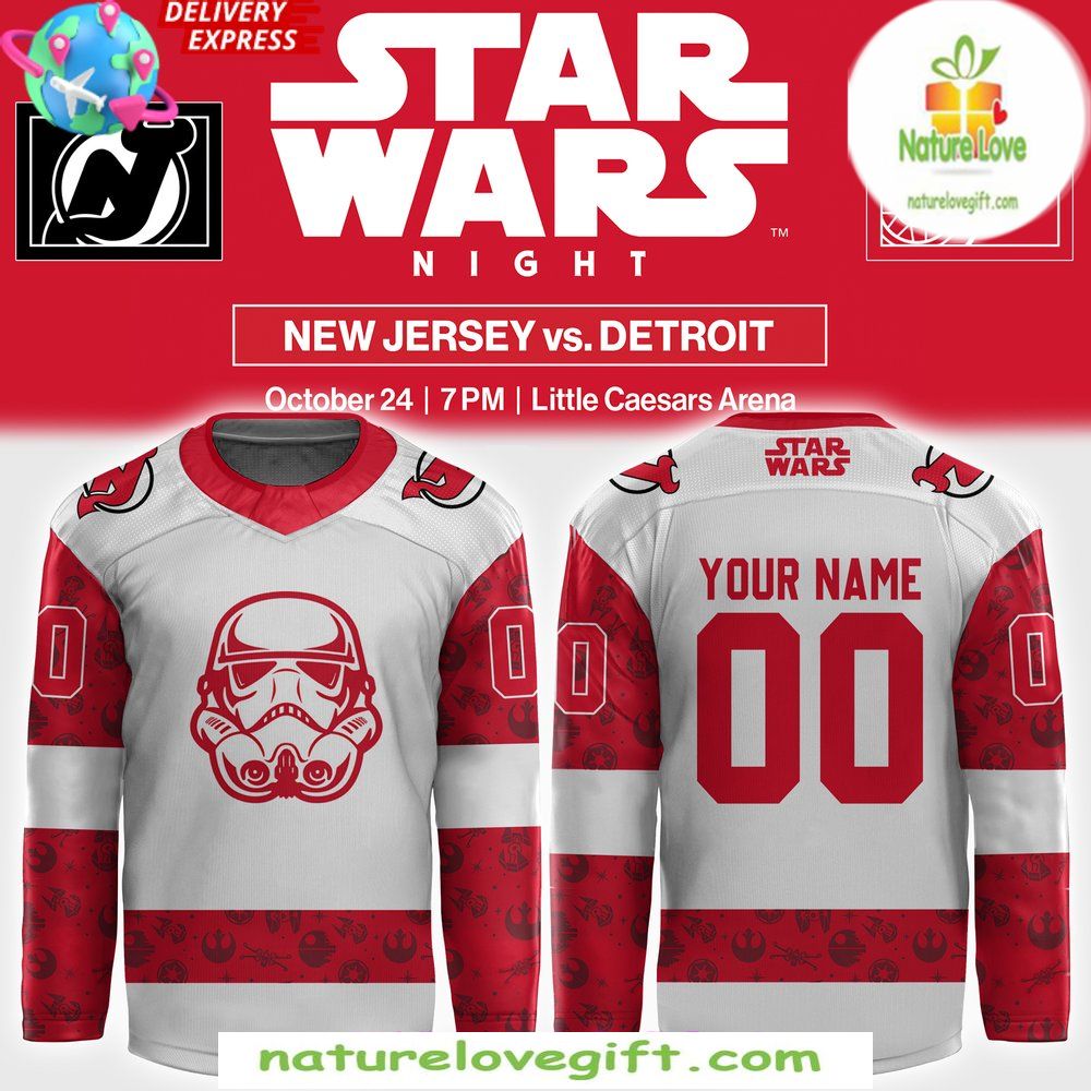 New Jersey Devils Star Wars Night 2026 Hockey Jersey