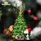 New Orleans Saints Custom Snoopy Peanuts Christmas Ornament Xmas Tree Decorations