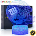 New York Giants Night Light 3D Illusion LED Lamp For Fans