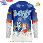 New York Islanders Bluey Bingo Hockey Jersey Kids Special