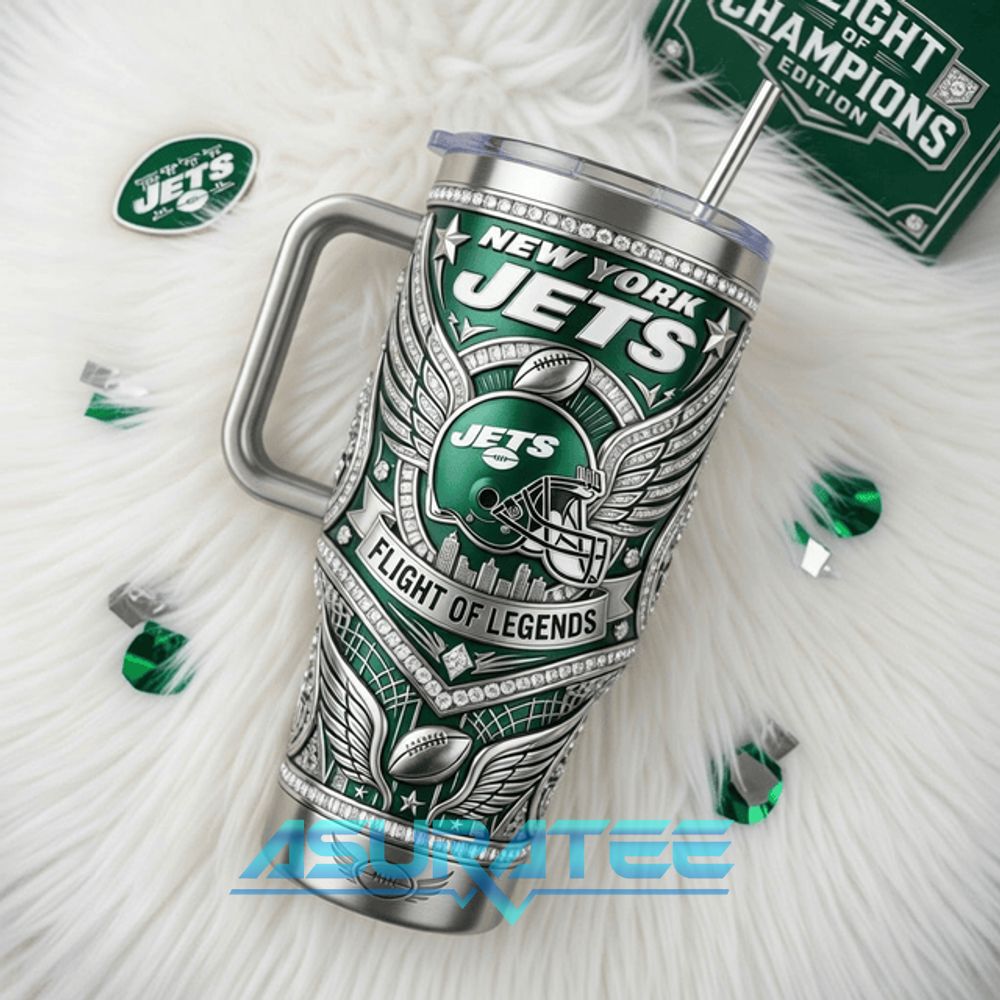 New York Jets Flight of Champions Edition YETI Tumbler
