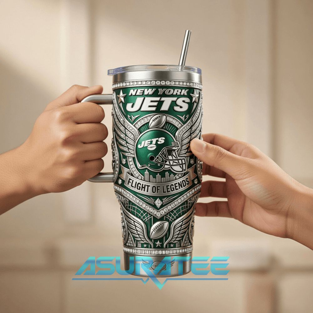 New York Jets Flight of Champions Edition YETI Tumbler