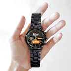 New York Knicks 2025 NBA Cup Champions Black Stainless Steel Watch – MAITM14111