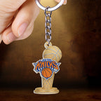 New York Knicks 2026 NBA Finals Champions Custom Shape 2-sided Keychain – HOATT18956