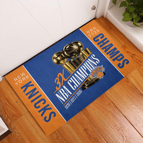 New York Knicks 2026 NBA Finals Champions Doormat – HOATT18774