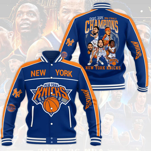 New York Knicks 2026 NBA Finals Champions Varsity Jacket – HOATT20513