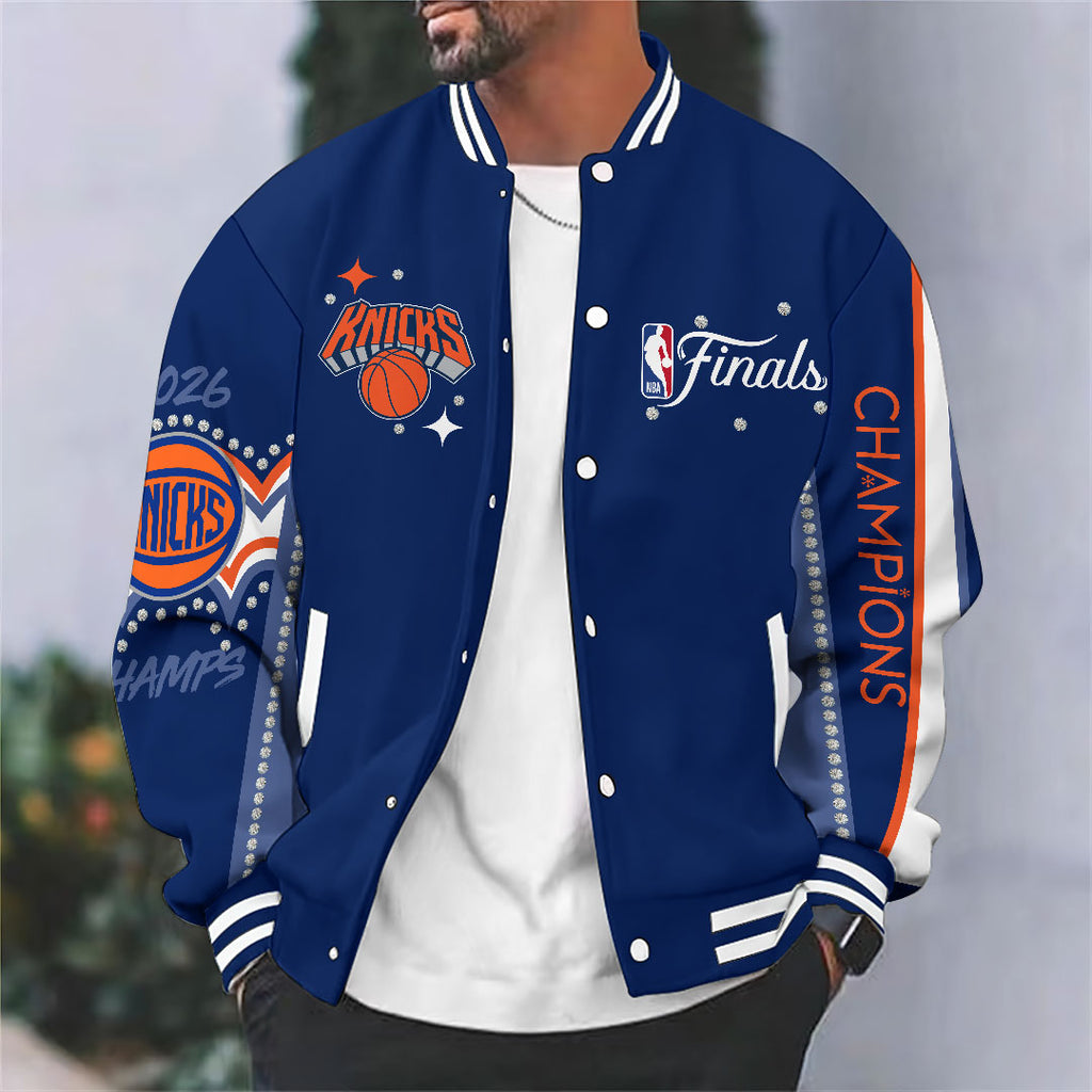 New York Knicks 2026 NBA Finals Champions Varsity Jacket – HOATT19130