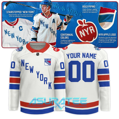 New York Rangers 2026 NHL Winter Classic Hockey Jersey