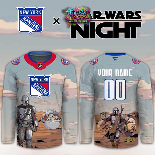 New York Rangers Star Wars Night 2026 Limited Personalized Hockey Jersey
