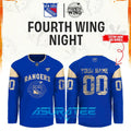 New York Rangers x Fourth Wing Night 2026 Hockey Jersey