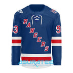 New York Rangers x Mika Zibanejad 1,000th NHL Game Hockey Jersey