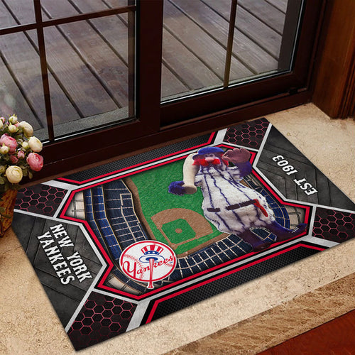New York Yankees Custom Doormat – HOATT13089