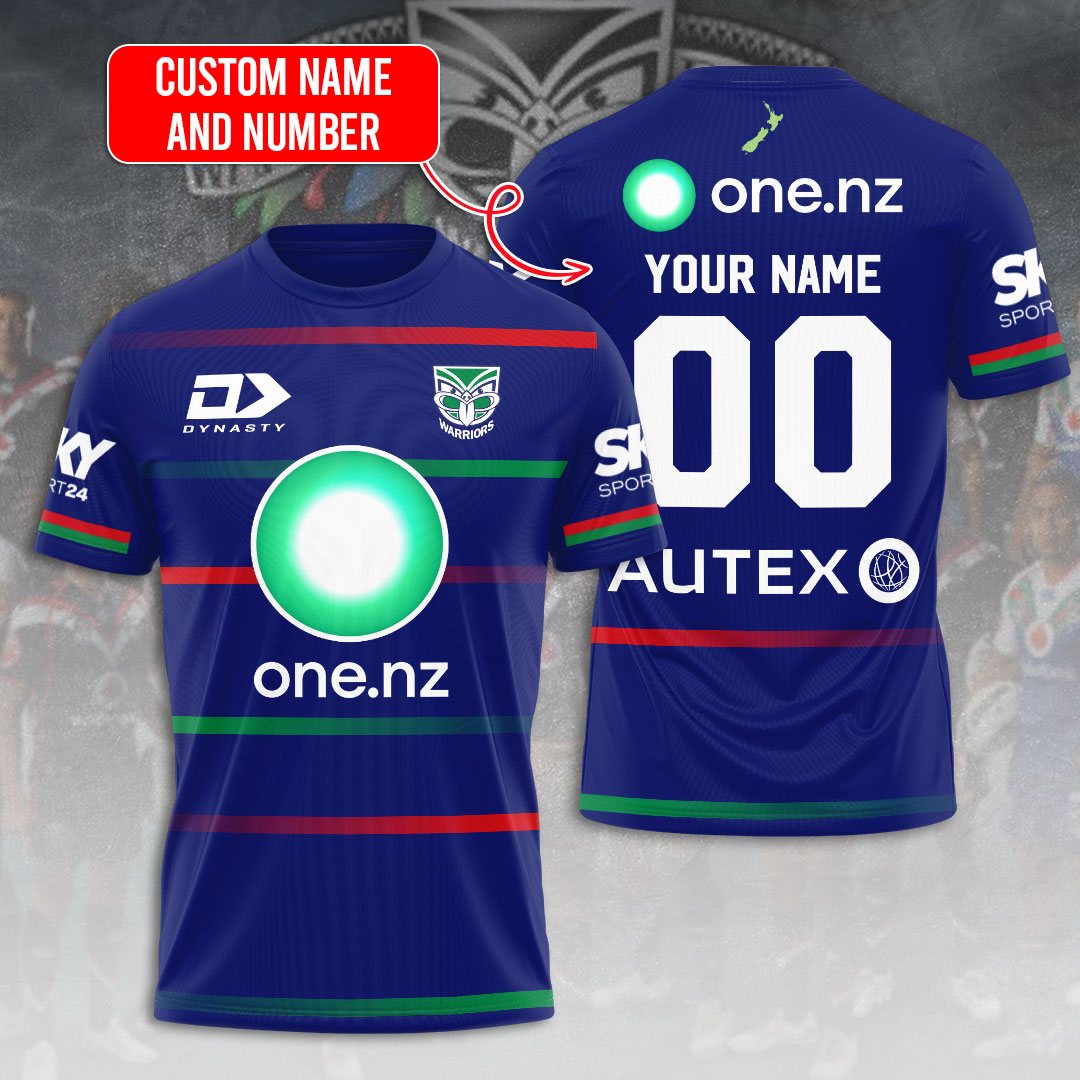 Personalized New Zealand Warriors 3D Apparel – VANDH 2096