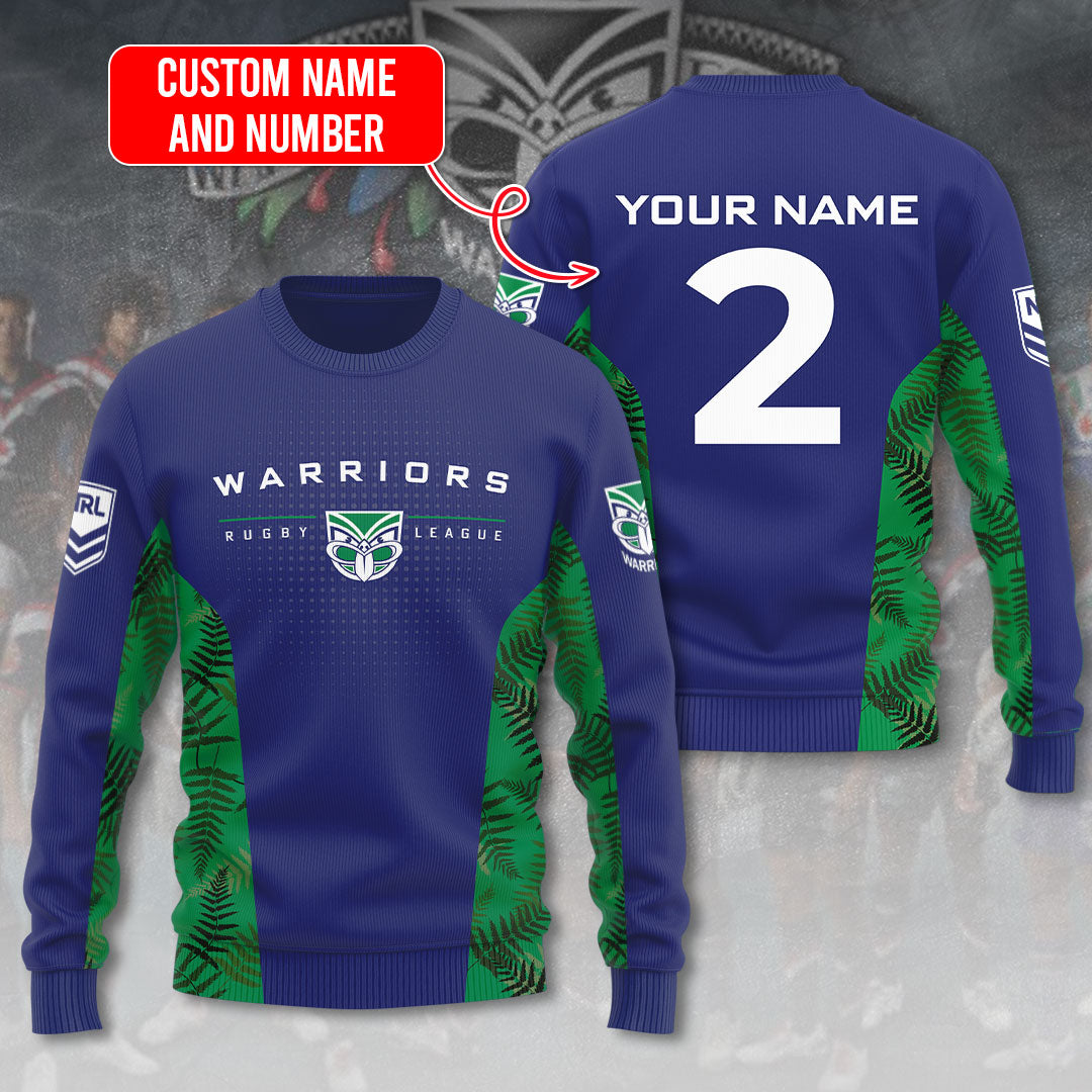 Personalized New Zealand Warriors 3D Apparel – VANDH 558