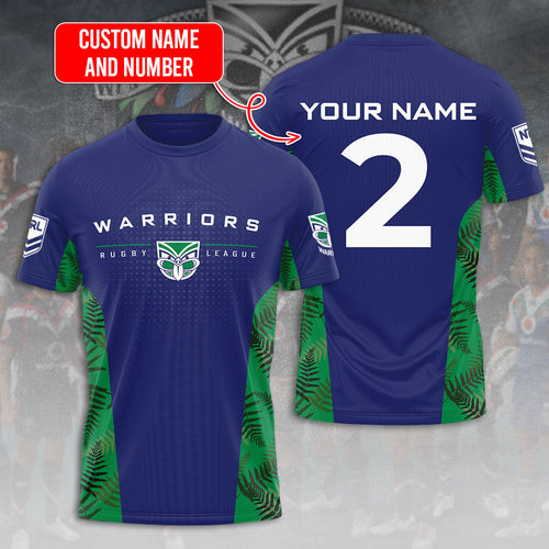 Personalized New Zealand Warriors 3D Apparel – VANDH 558